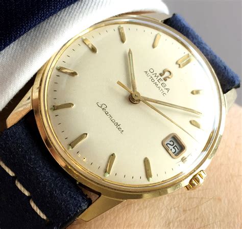 omega watches men gold|solid 18k gold watches.